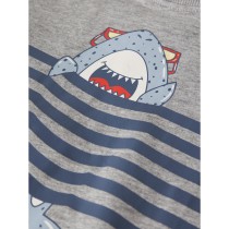 NAME IT Bluse Vilasse Grey Melange Shark